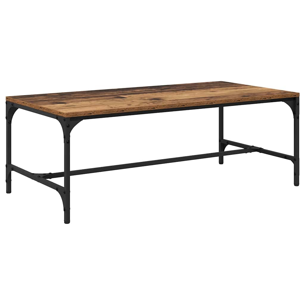 Sofabord Gammelt træ 100 x 50 x 35 cm Konstrueret træ