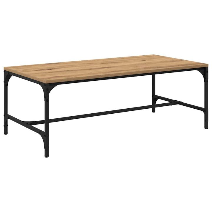 Sofabord Artisan Egetræ 100 x 50 x 35 cm Konstrueret træ