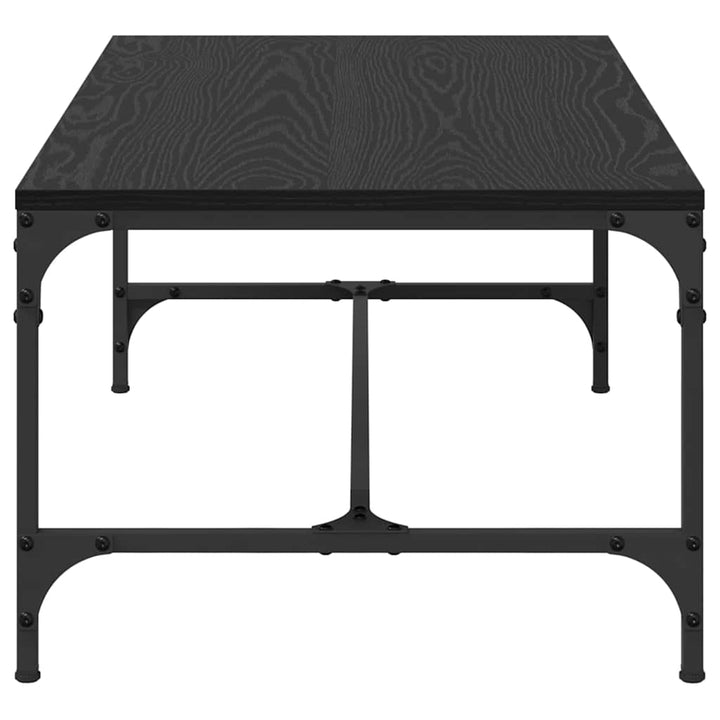 Sofabord Sort eg 100 x 50 x 35 cm Konstrueret træ
