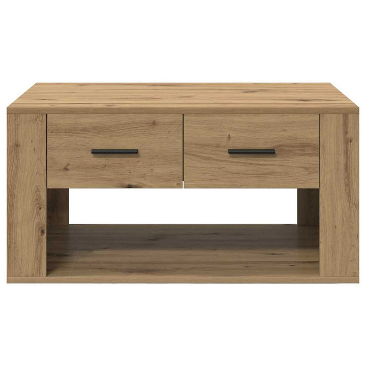 Sofabord Artisan Egetræ 80 x 50 x 40 cm Konstrueret træ