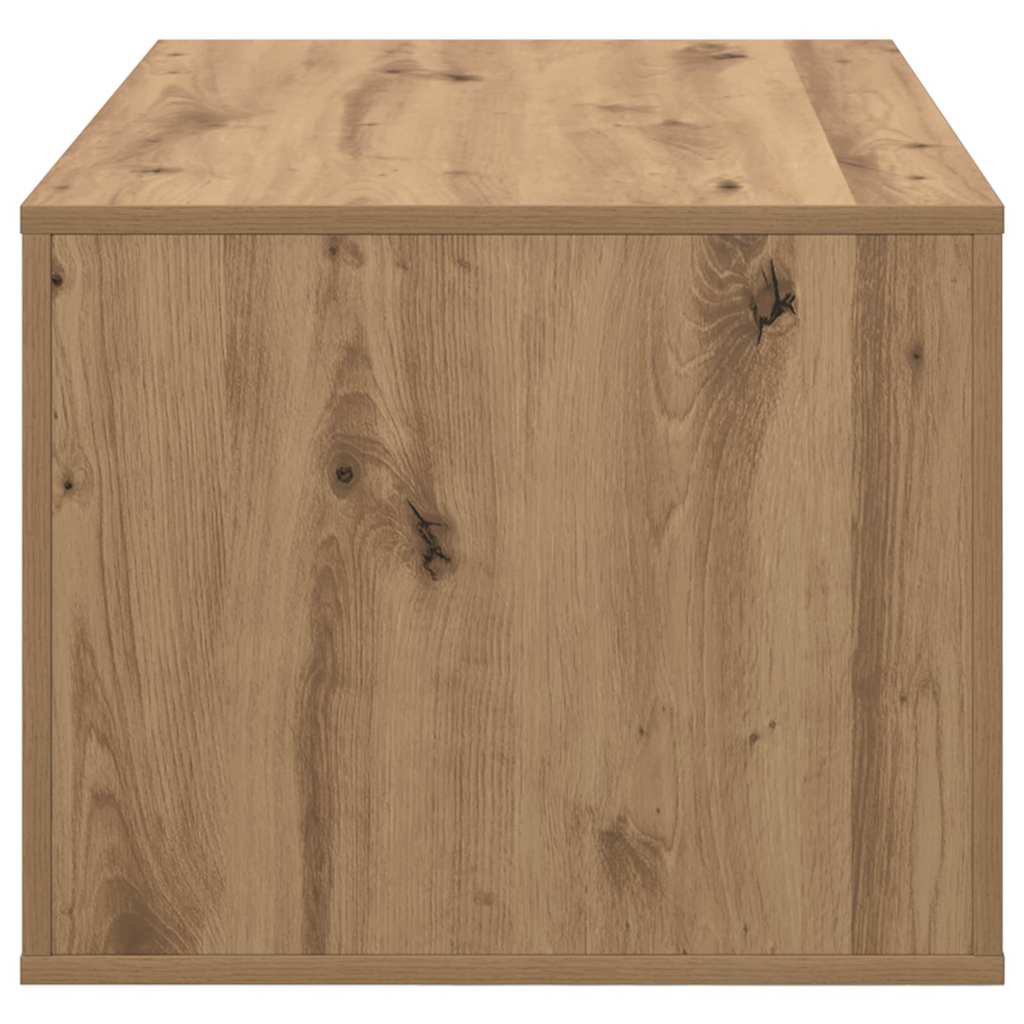 Sofabord Artisan Egetræ 80 x 50 x 40 cm Konstrueret træ