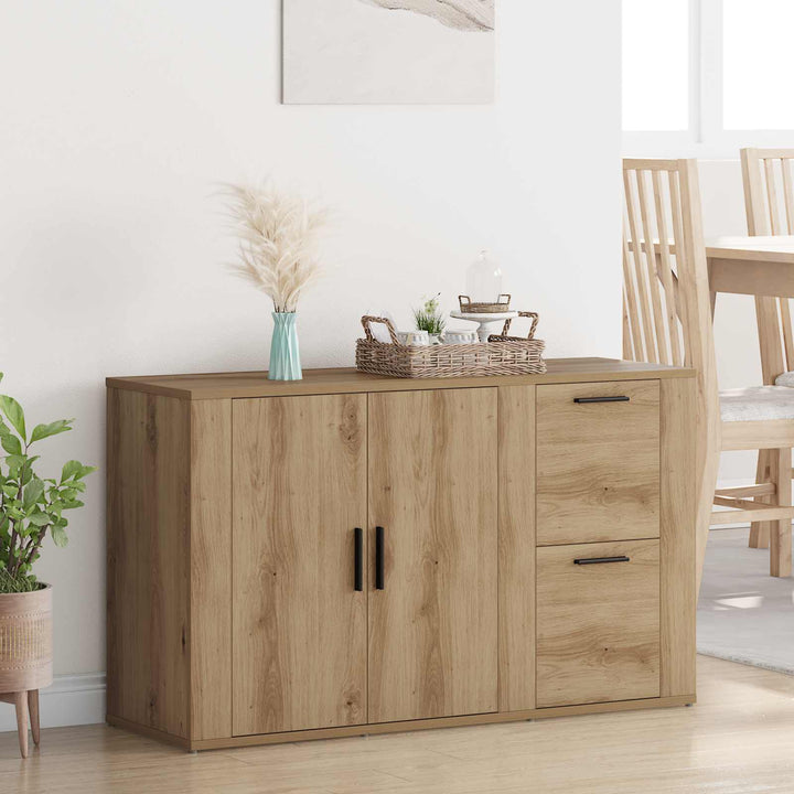 Sideboard Artisan Egetræ 100 x 33 x 59.5 cm Konstrueret træ