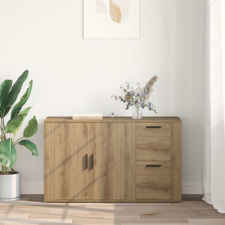 Sideboard Artisan Egetræ 100 x 33 x 59.5 cm Konstrueret træ