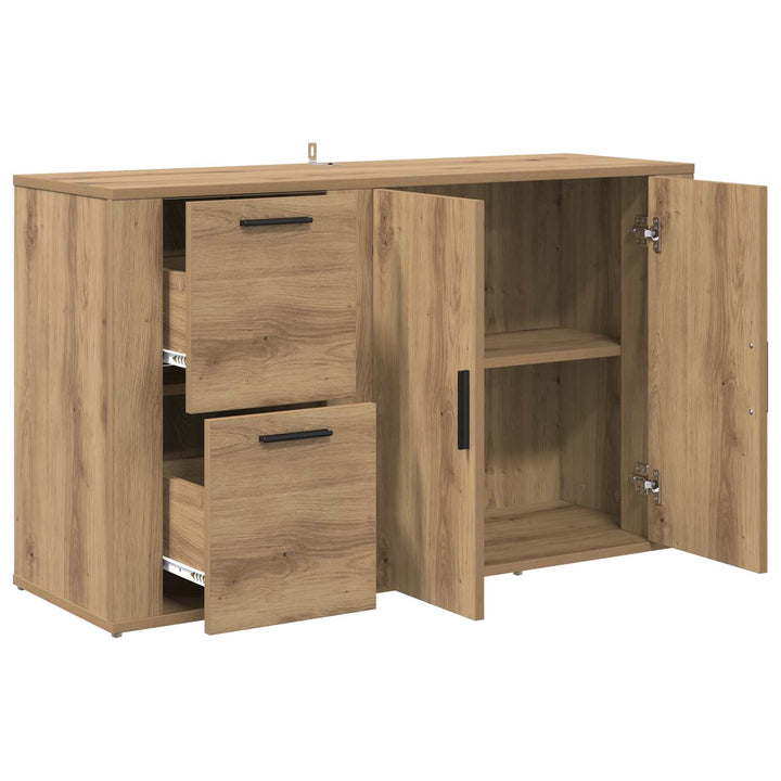 Sideboard Artisan Egetræ 100 x 33 x 59.5 cm Konstrueret træ
