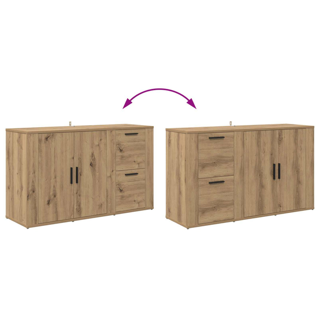 Sideboard Artisan Egetræ 100 x 33 x 59.5 cm Konstrueret træ