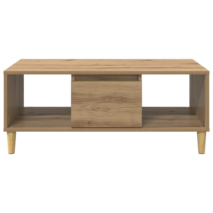 Sofabord Artisan Egetræ 90 x 50 x 26.5 cm Konstrueret træ