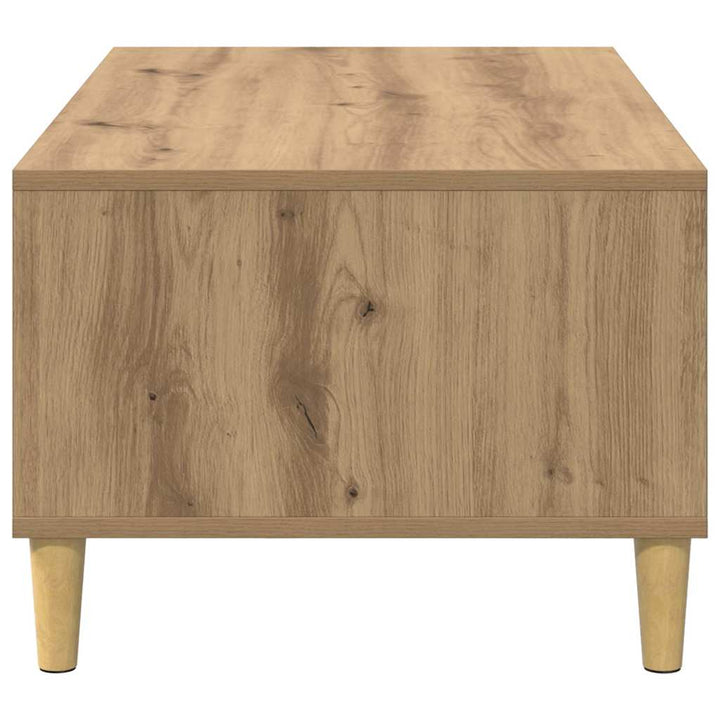 Sofabord Artisan Egetræ 90 x 50 x 26.5 cm Konstrueret træ