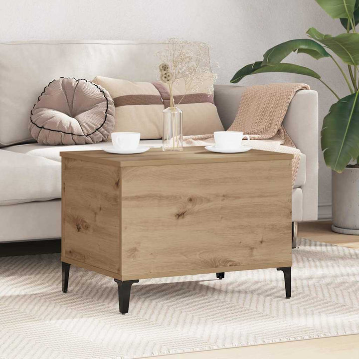 Sofabord Artisan Egetræ 60 x 44,5 x 45 cm Konstrueret træ