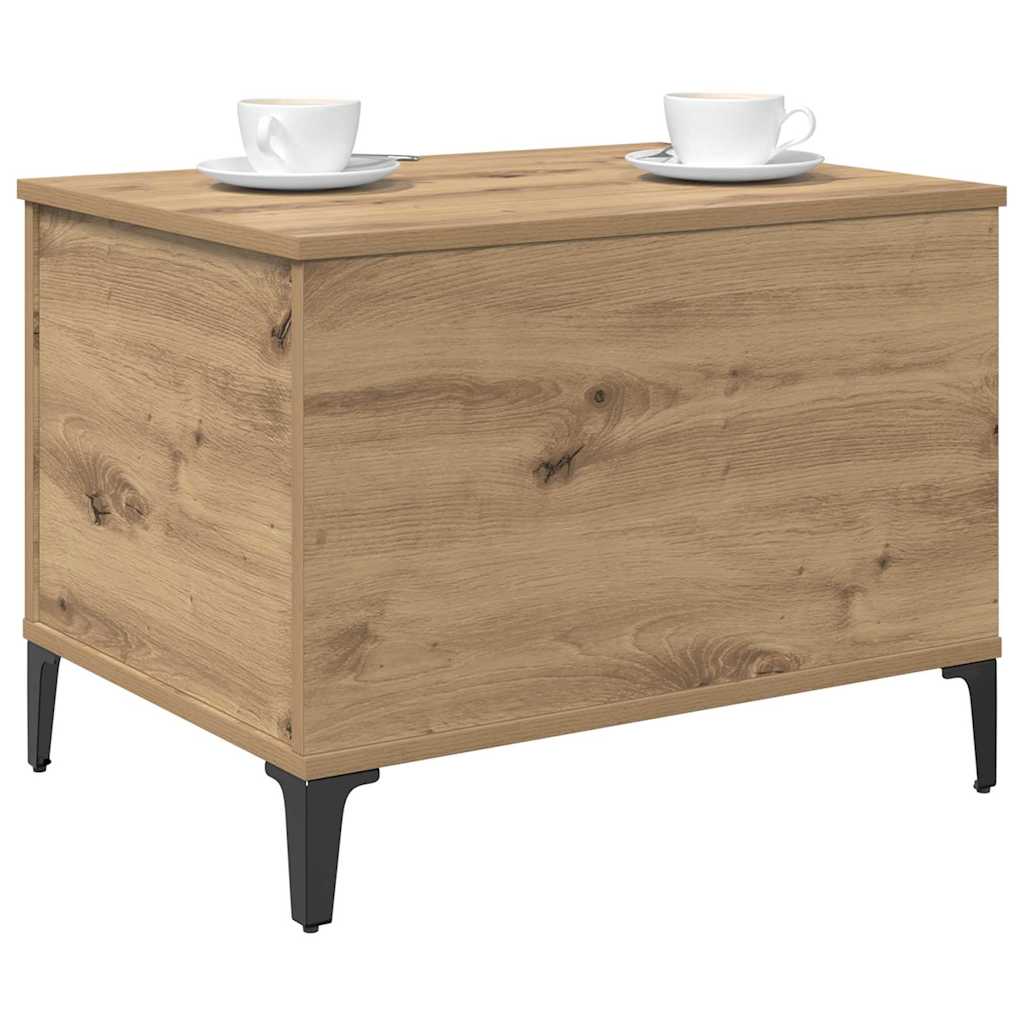 Sofabord Artisan Egetræ 60 x 44,5 x 45 cm Konstrueret træ
