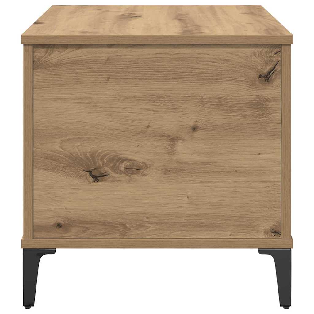 Sofabord Artisan Egetræ 60 x 44,5 x 45 cm Konstrueret træ