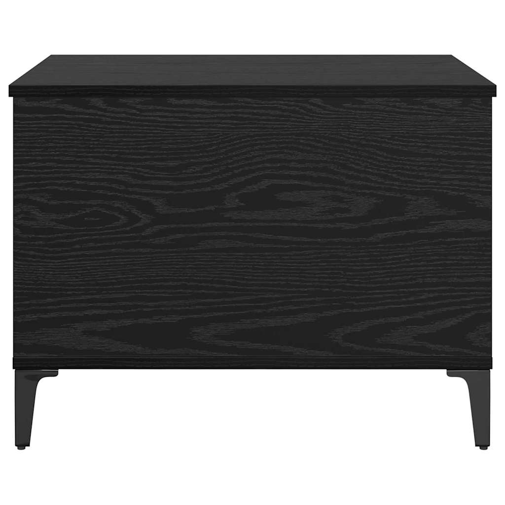 Sofabord Sort eg 60 x 44,5 x 45 cm Konstrueret træ