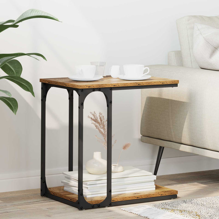 Sidebord Gammelt træ 50 x 35 x 52 cm Konstrueret træ