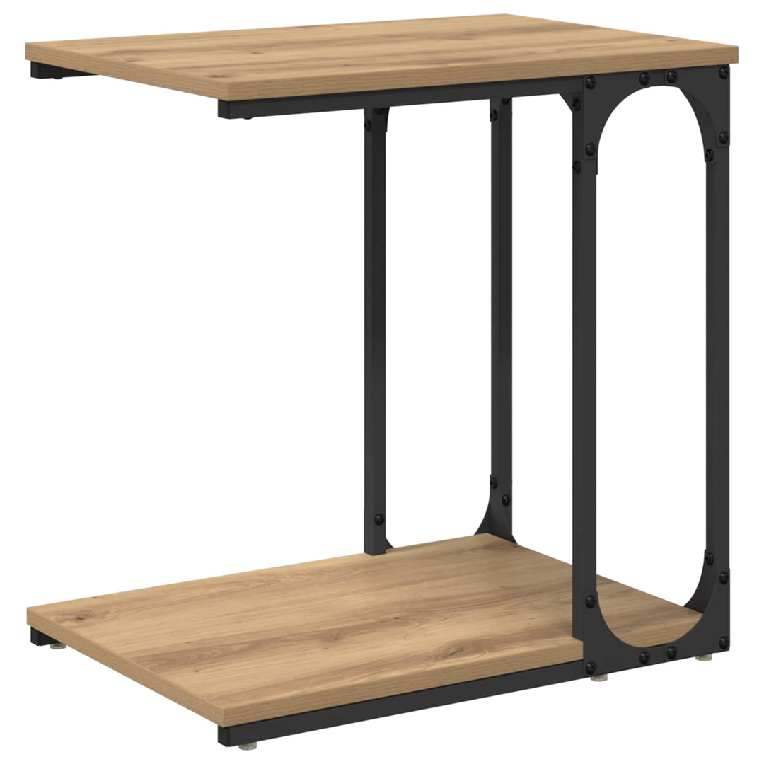 Sidebord Artisan Egetræ 50 x 35 x 52 cm Konstrueret træ