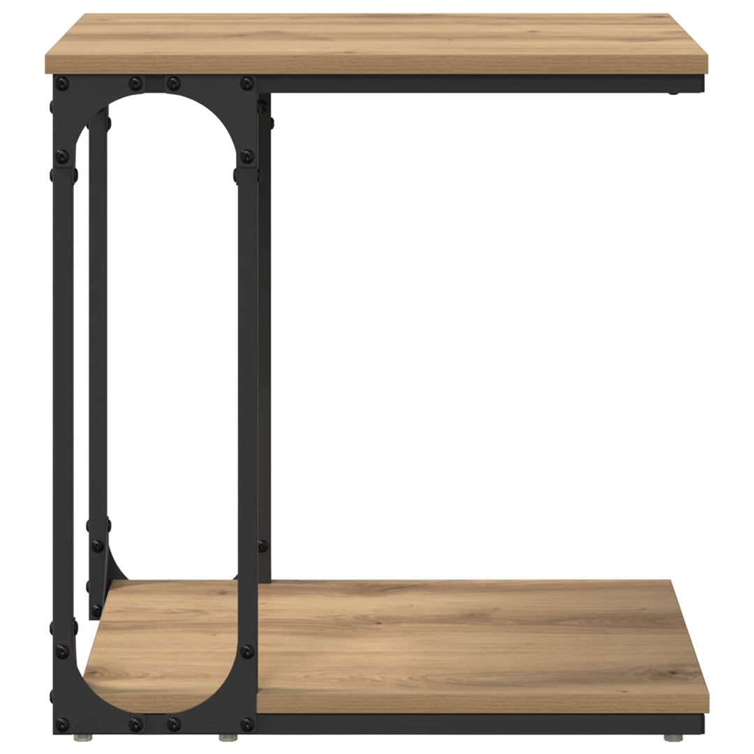 Sidebord Artisan Egetræ 50 x 35 x 52 cm Konstrueret træ
