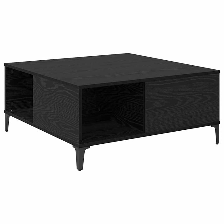 Sofabord Sort eg 80 x 80 x 36,5 cm Konstrueret træ