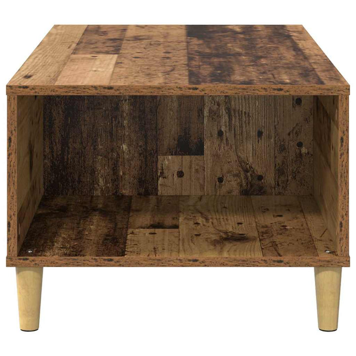 Sofabord med skuffe Gammelt træ 90 x 50 x 35 cm Konstrueret træ