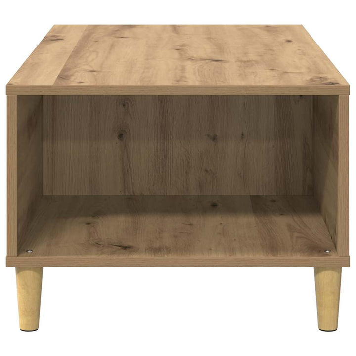 Sofabord Artisan Egetræ 90 x 50 x 35 cm Konstrueret træ