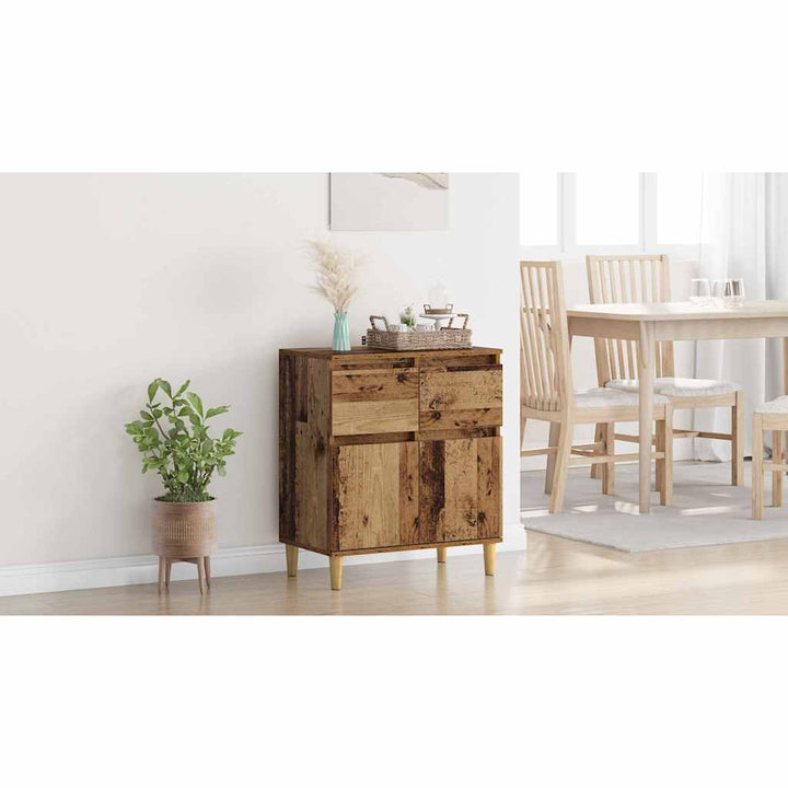 Sideboard Gammelt træ 60 x 35 x 70 cm Konstrueret træ