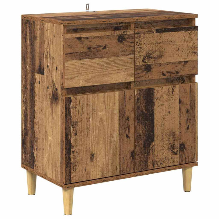 Sideboard Gammelt træ 60 x 35 x 70 cm Konstrueret træ