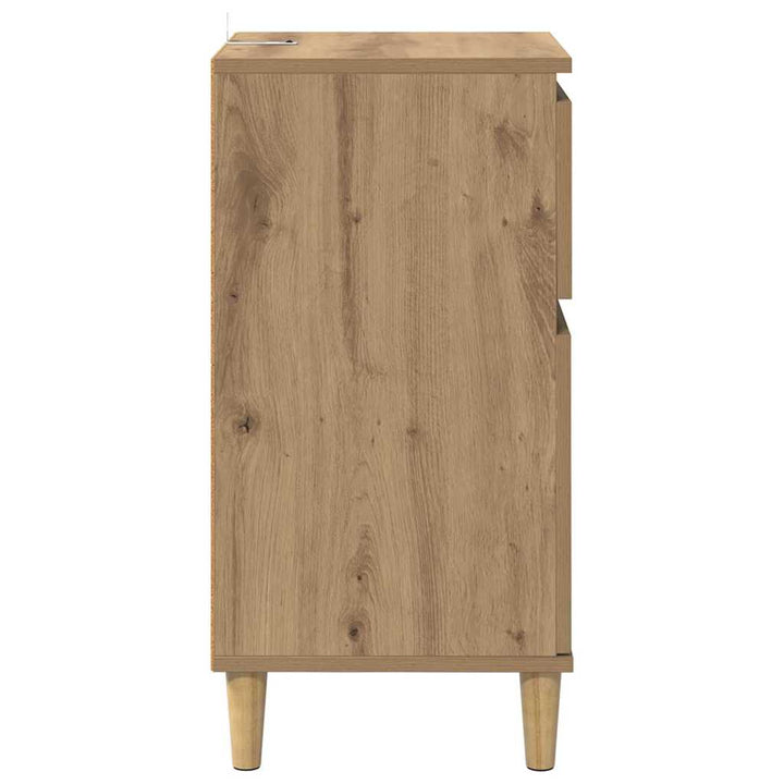 Natskab 2 pcs Artisan Egetræ 40 x 35 x 70 cm Konstrueret træ