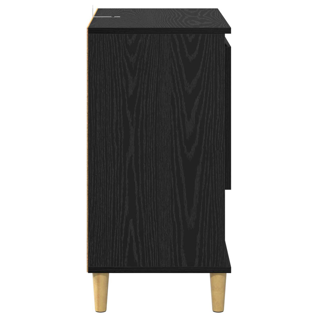 Sideboard Sort eg 35 x 60 x 70 cm Konstrueret træ