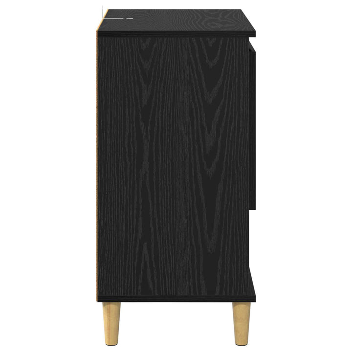 Sideboard Sort eg 35 x 60 x 70 cm Konstrueret træ