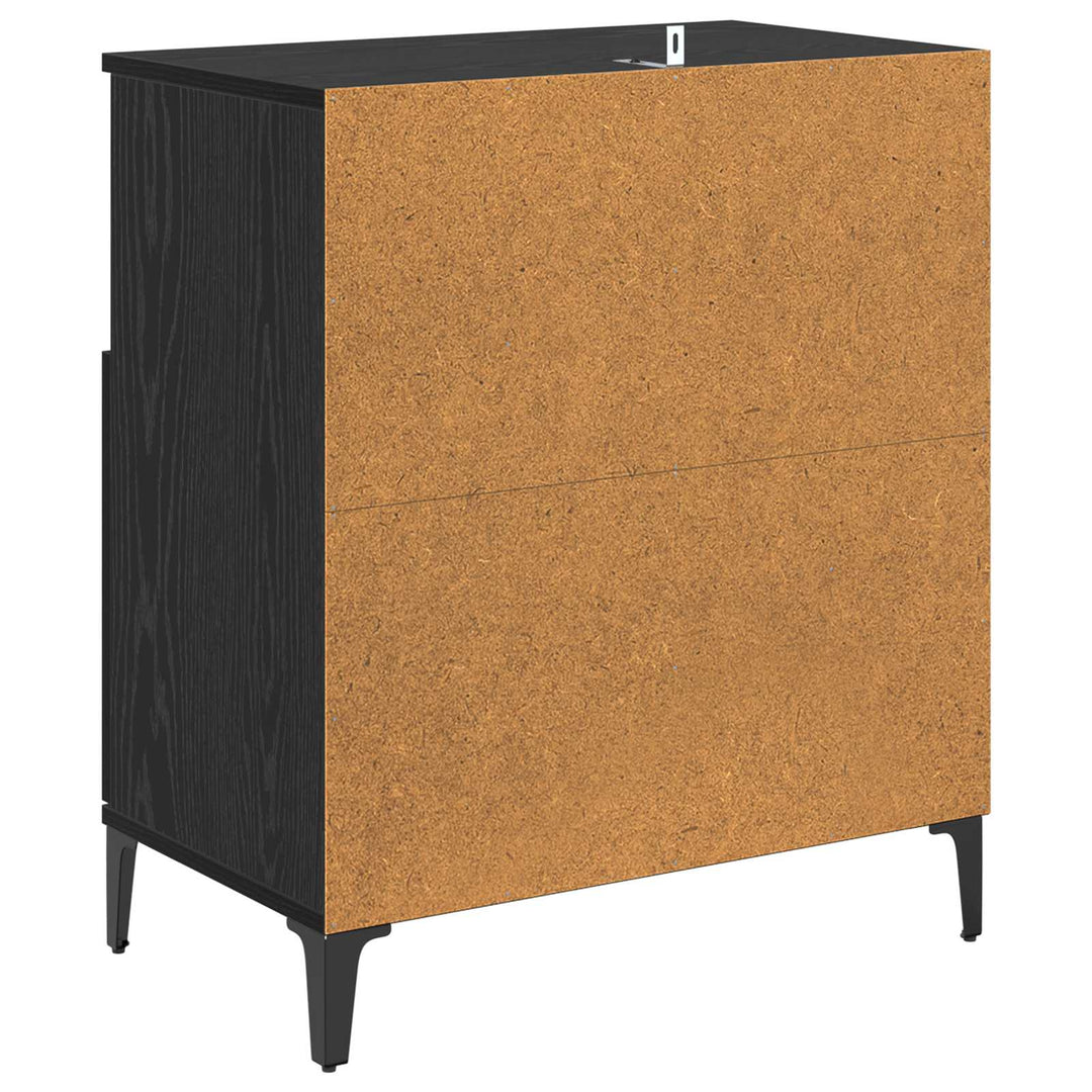 Sideboard Sort eg 60 x 35 x 70 cm Konstrueret træ