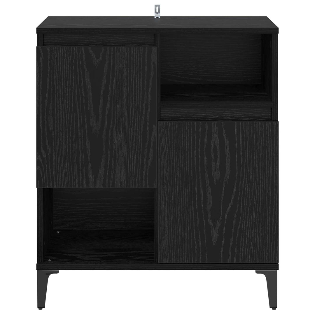 Sideboard Sort eg 60 x 35 x 70 cm Konstrueret træ