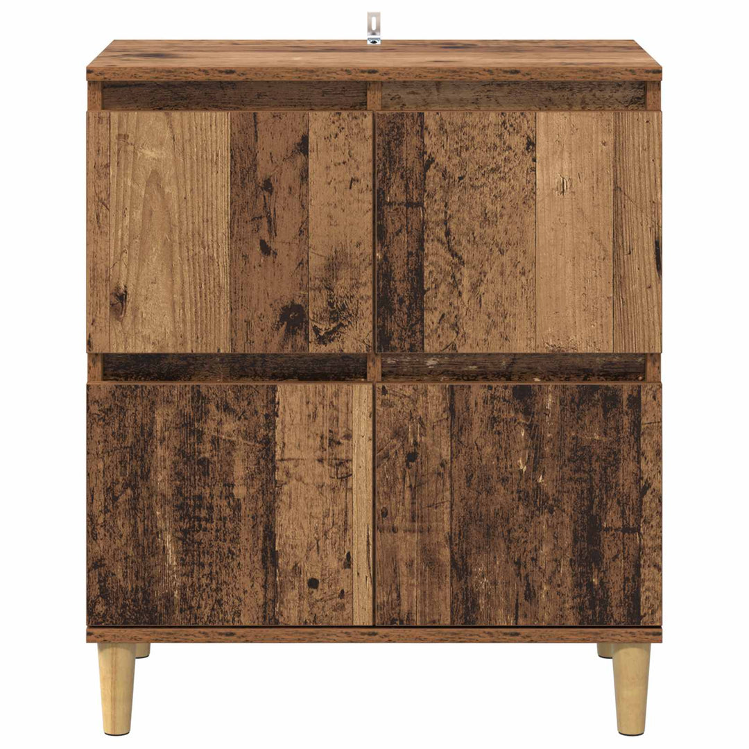Sideboard Gammelt træ 60 x 35 x 70 cm Konstrueret træ