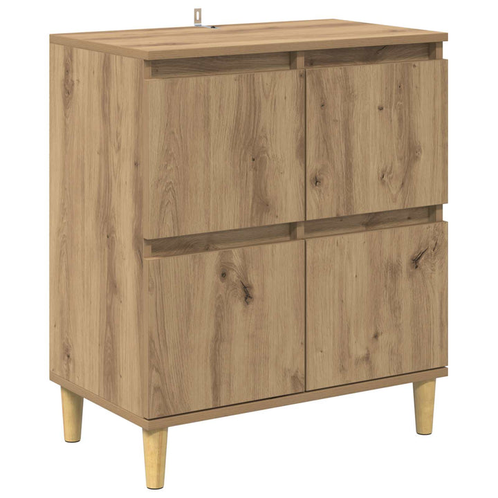 Sideboard Artisan Egetræ 60 x 35 x 70 cm Konstrueret træ