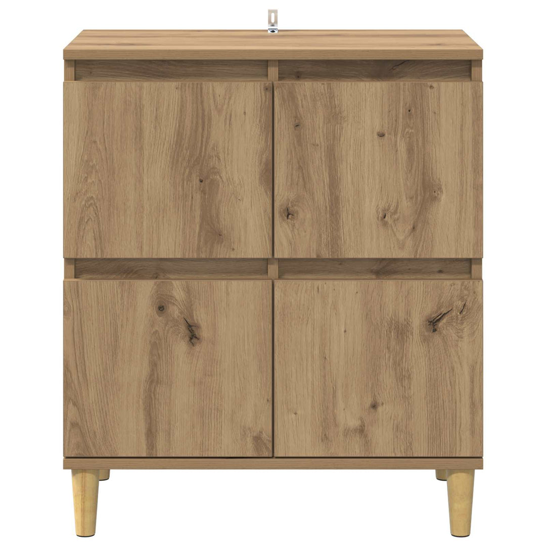 Sideboard Artisan Egetræ 60 x 35 x 70 cm Konstrueret træ