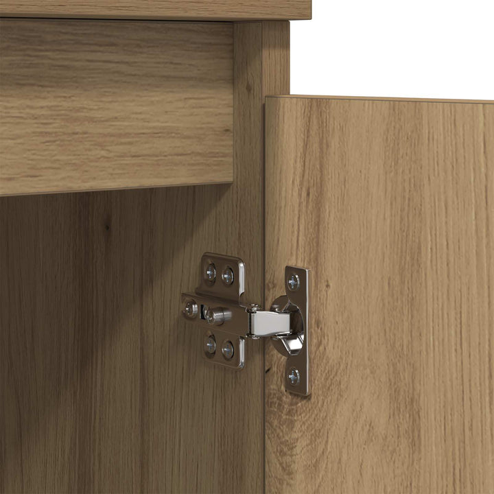 Sideboard Artisan Egetræ 60 x 35 x 70 cm Ingeniørt træ og jern