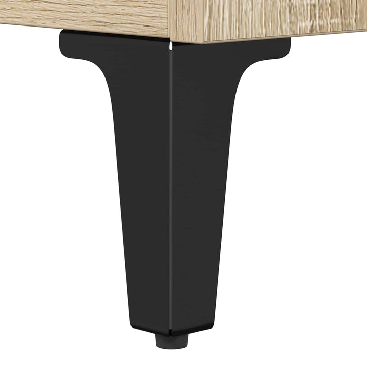 Vaskeskab Sonoma eg 80 x 33 x 60 cm Ingeniørt træ og jern
