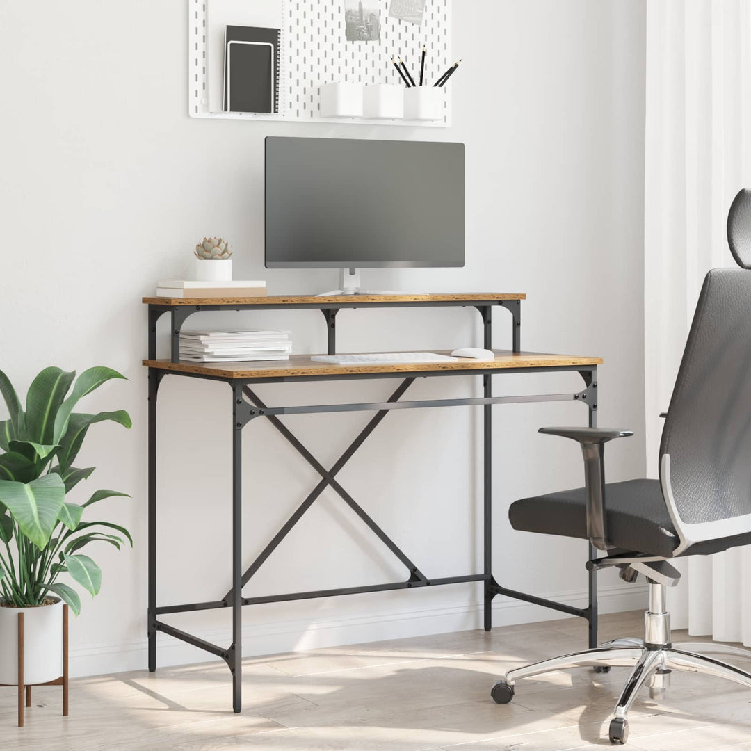 Bord Gammelt træ 100 x 50 x 90 cm Konstrueret træ