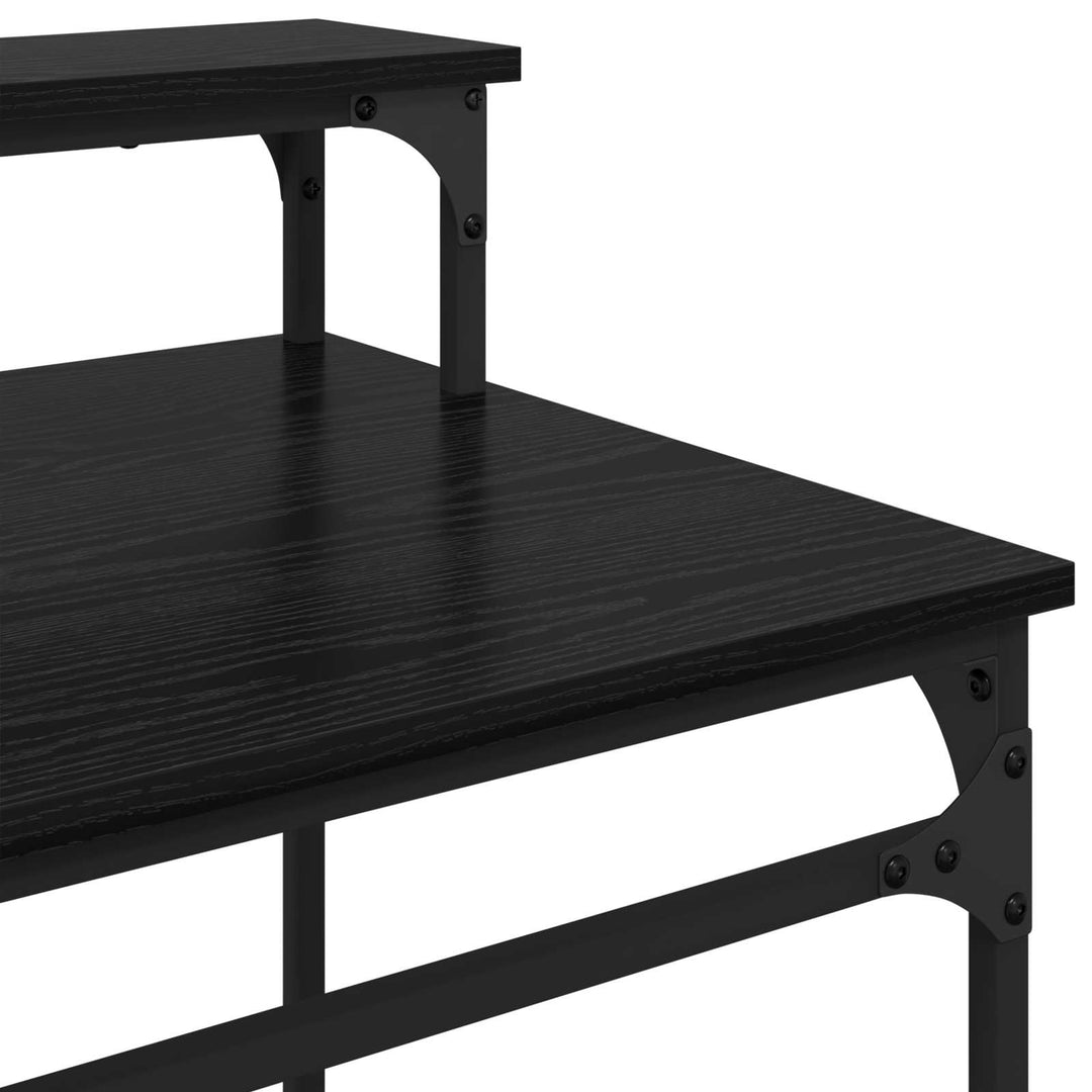 Bord Sort eg 80 x 50 x 90 cm Konstrueret træ