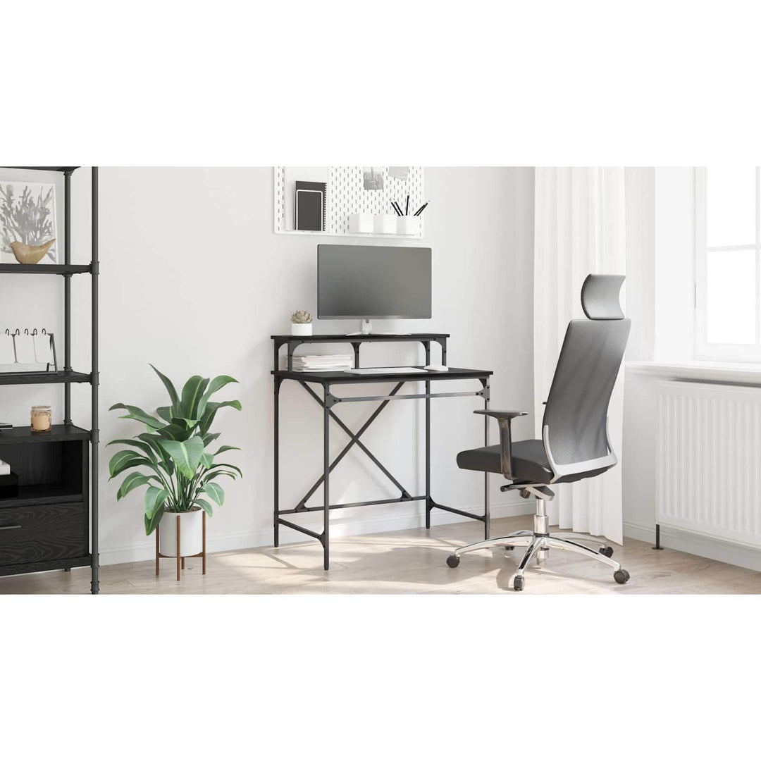 Bord Sort eg 80 x 50 x 90 cm Konstrueret træ