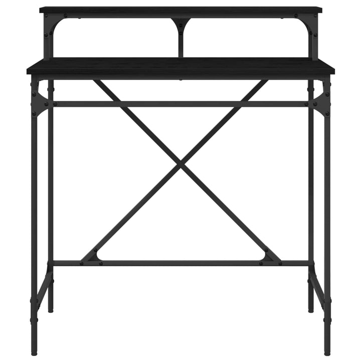 Bord Sort eg 80 x 50 x 90 cm Konstrueret træ