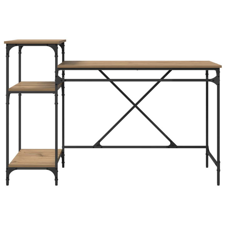 Bord Artisan Egetræ Konstrueret træ 135 x 50 x 90 cm