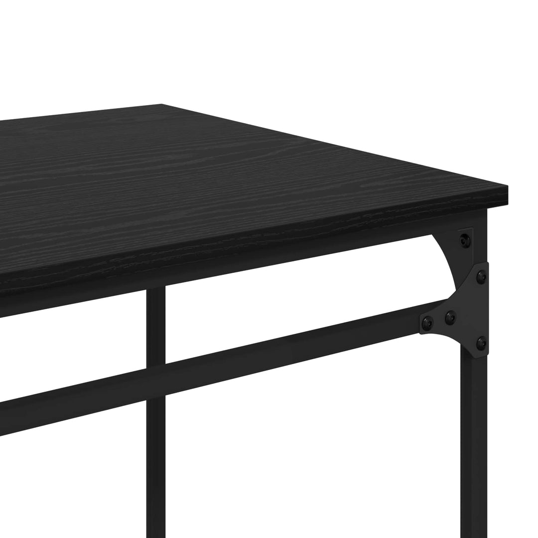Bord Sort eg Konstrueret træ 135 x 50 x 90 cm