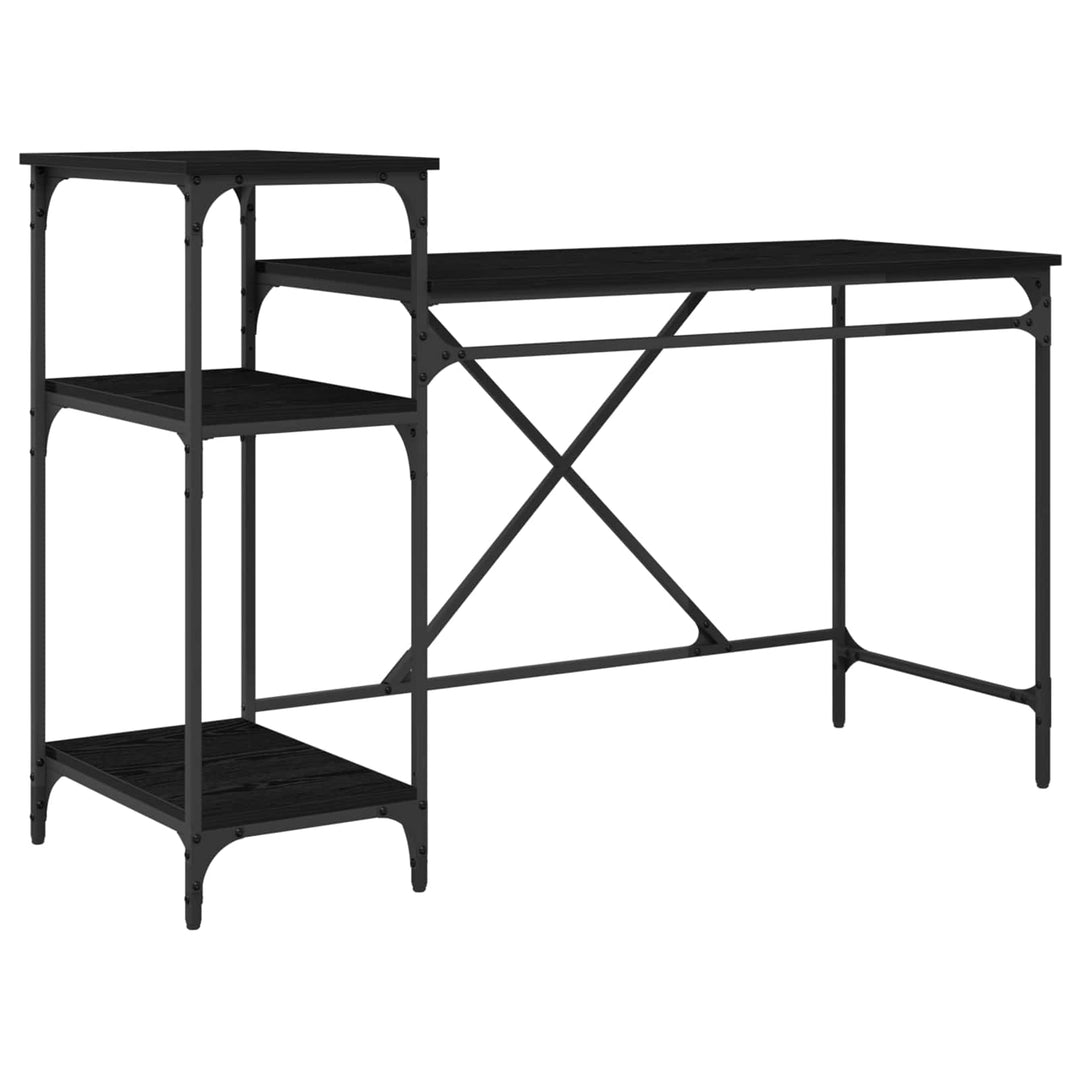 Bord Sort eg Konstrueret træ 135 x 50 x 90 cm