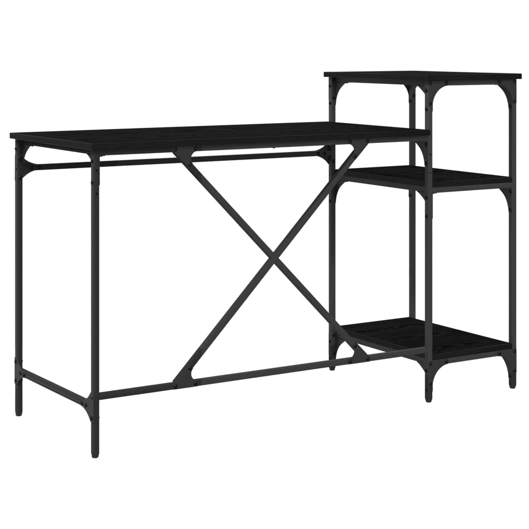 Bord Sort eg 135 x 50 x 90 cm Konstrueret træ