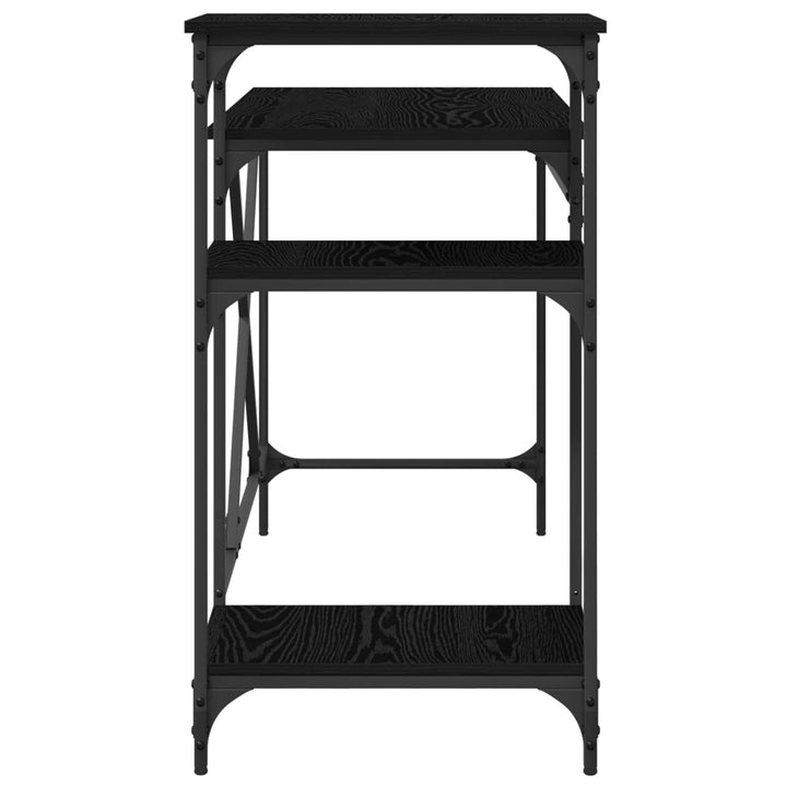 Bord Sort eg 135 x 50 x 90 cm Konstrueret træ
