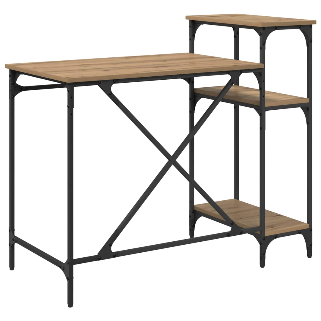 Bord Artisan Egetræ Konstrueret træ 105 x 50 x 90 cm