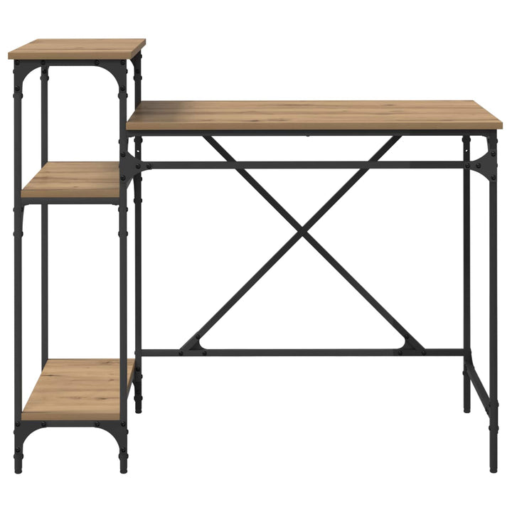 Bord Artisan Egetræ Konstrueret træ 105 x 50 x 90 cm