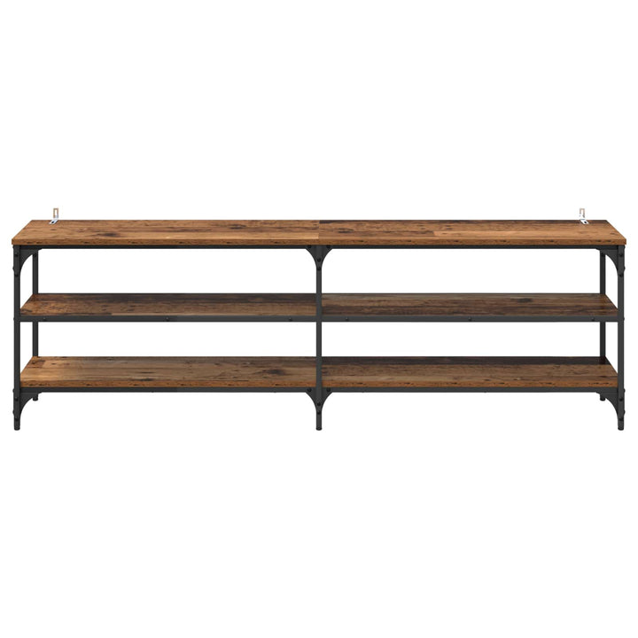 TV-skab Gammelt træ 160 x 30 x 50 cm Ingeniørt træ og jern