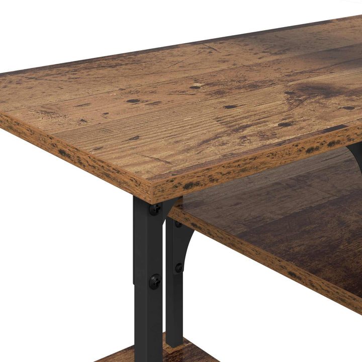 TV-skab Gammelt træ 102 x 35 x 45,5 cm Ingeniørt træ og jern