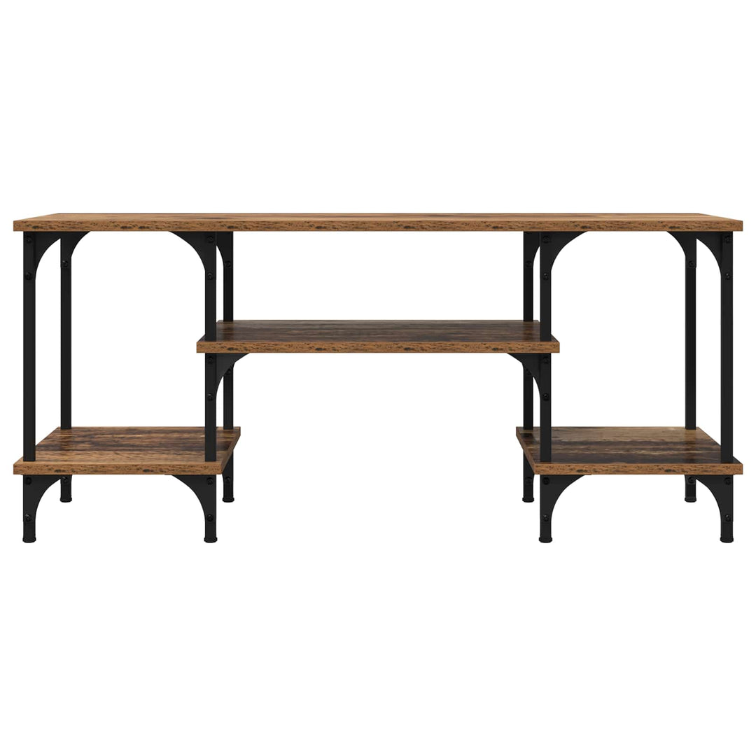 TV-skab Gammelt træ 102 x 35 x 45,5 cm Ingeniørt træ og jern
