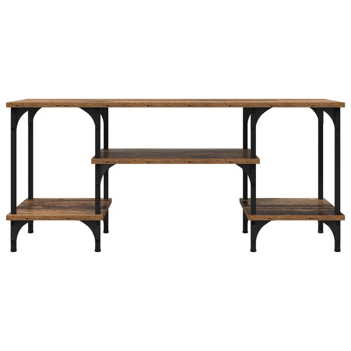TV-skab Gammelt træ 102 x 35 x 45,5 cm Ingeniørt træ og jern