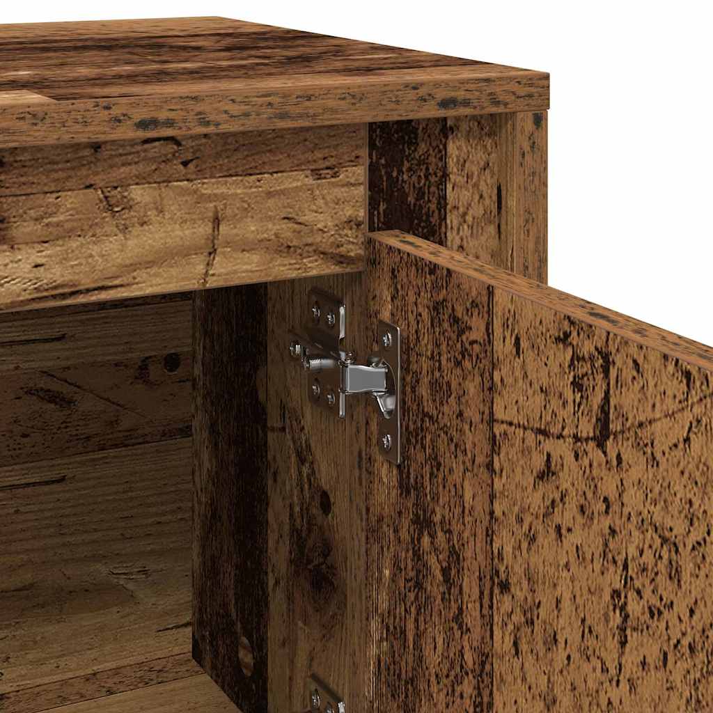TV-skab Gammelt træ 102 x 35 x 45 cm Konstrueret træ
