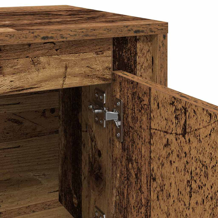 TV-skab Gammelt træ 102 x 35 x 45 cm Konstrueret træ